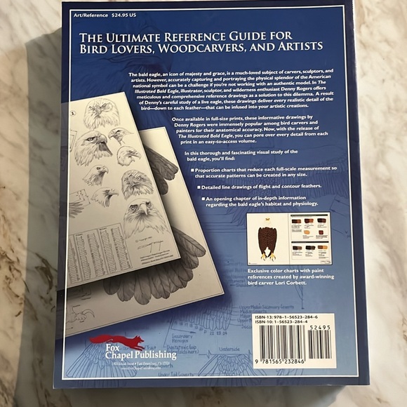 The Illustrated Bald Eagle by Denny Rogers Softcover Book EXC - Picture 2 of 16